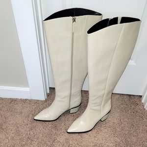 Wide Leg Thigh High Boots